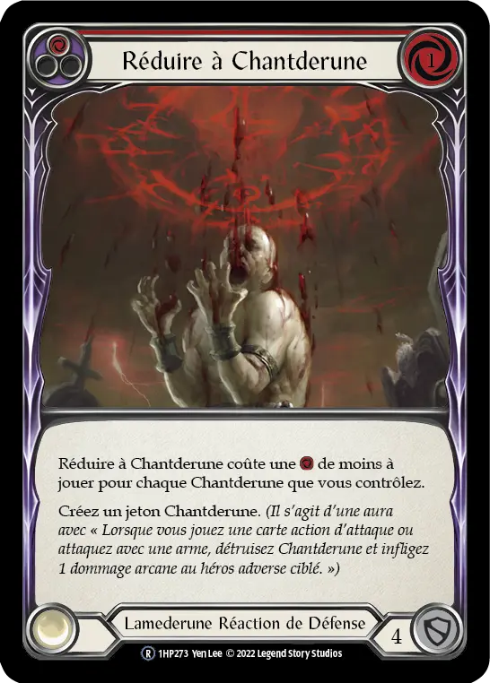Card: Reduce to Runechant (red)