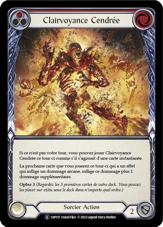 Card: Cindering Foresight (red)