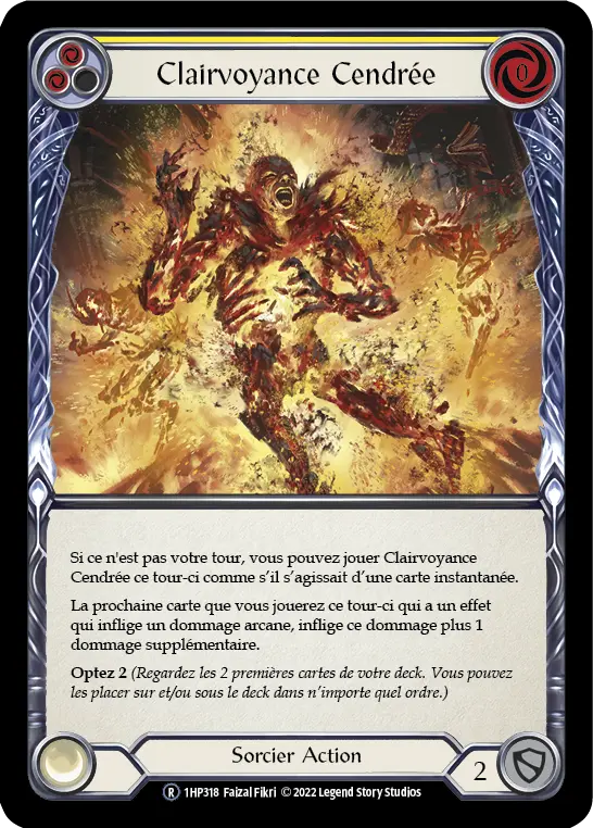 Card: Cindering Foresight (yel)