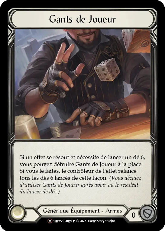 Card: Gambler's Gloves