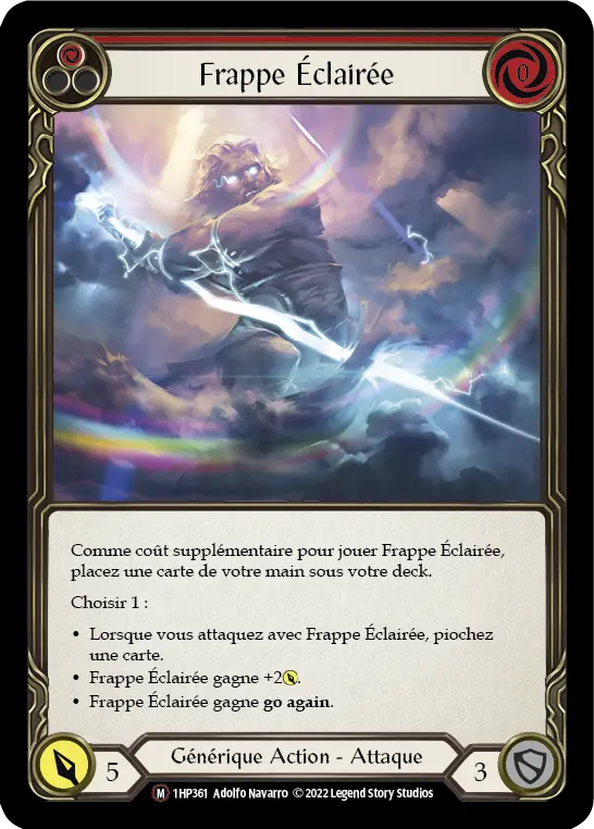 Card: Enlightened Strike (red)