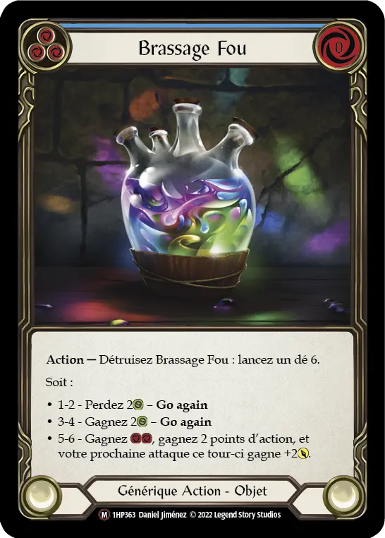 Card: Crazy Brew (blu)