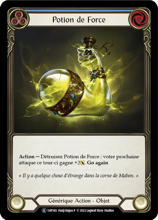 Card: Potion of Strength (blu)