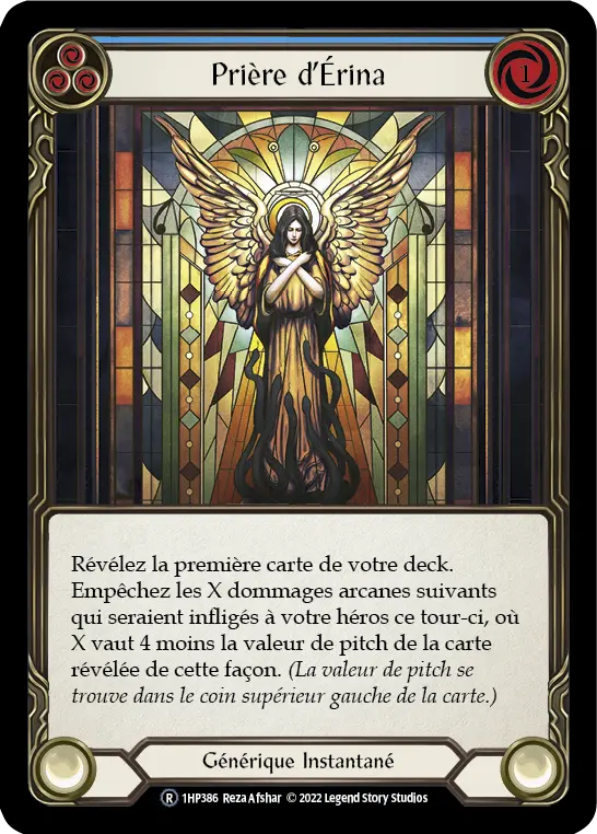 Card: Eirina's Prayer (blu)