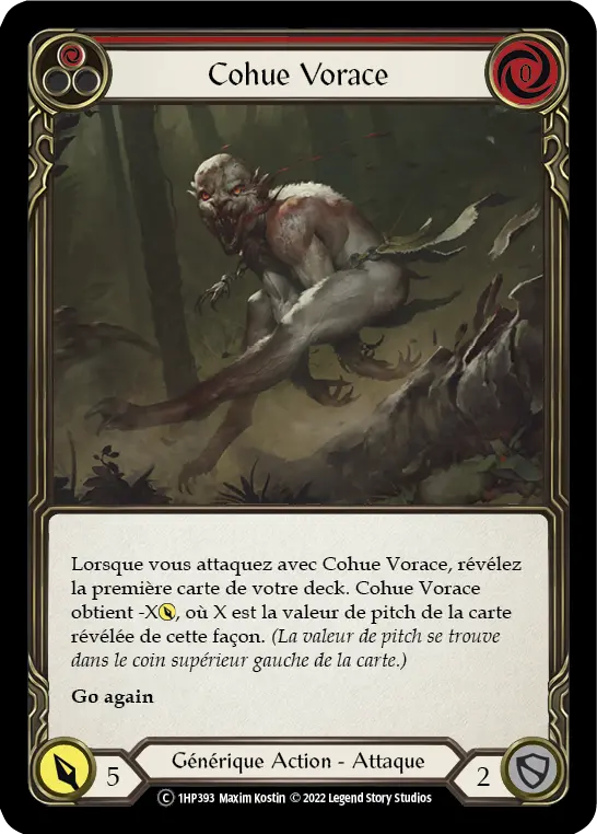 Card: Ravenous Rabble (red)