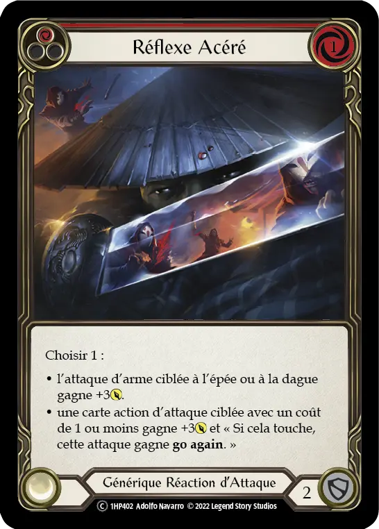 Card: Razor Reflex (red)