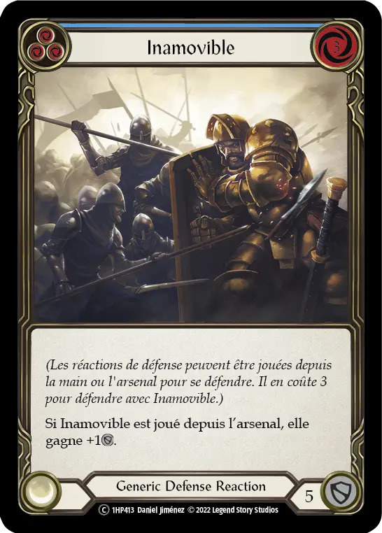 Card: Unmovable (blu)