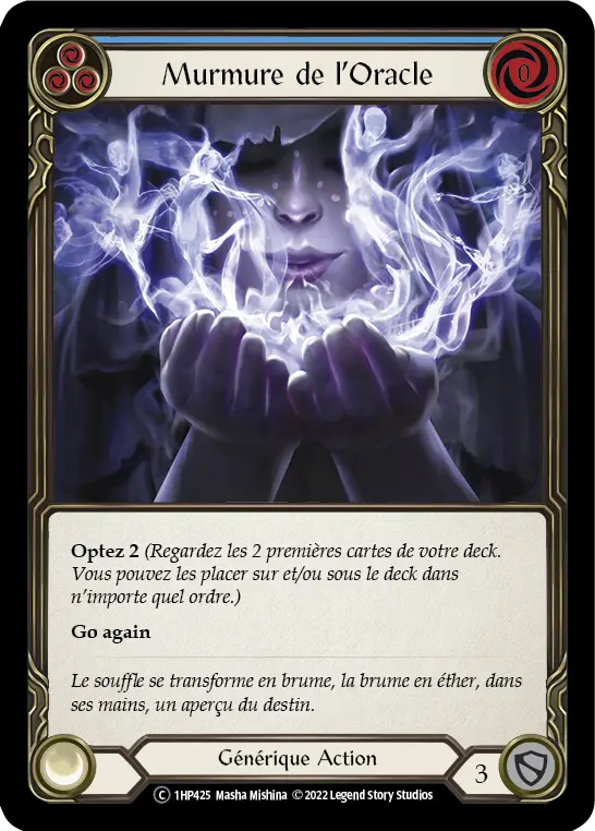Card: Whisper of the Oracle (blu)