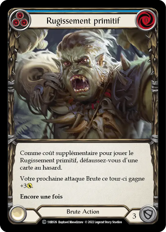 Card: Primeval Bellow (blu)