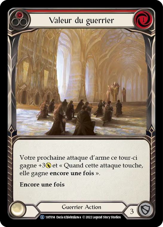 Card: Warrior's Valor (red)