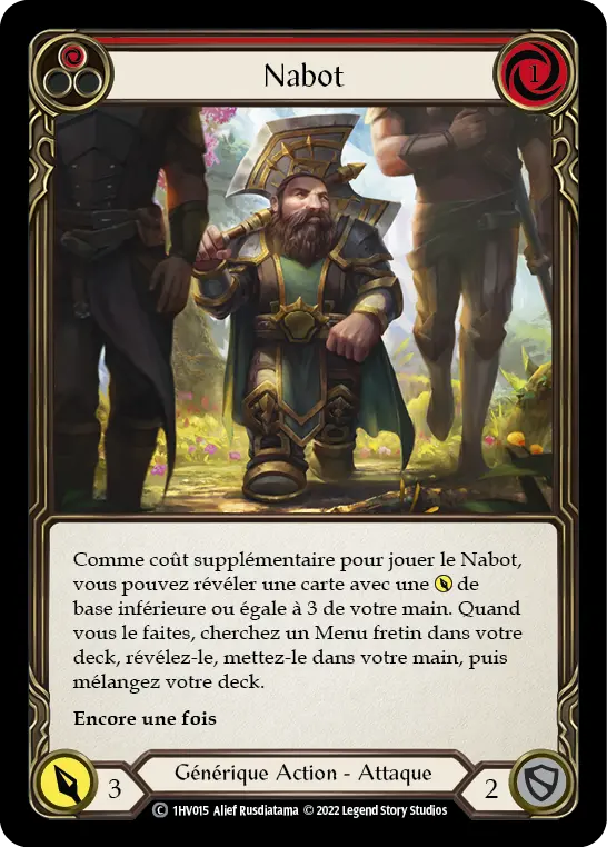 Card: Belittle (red)
