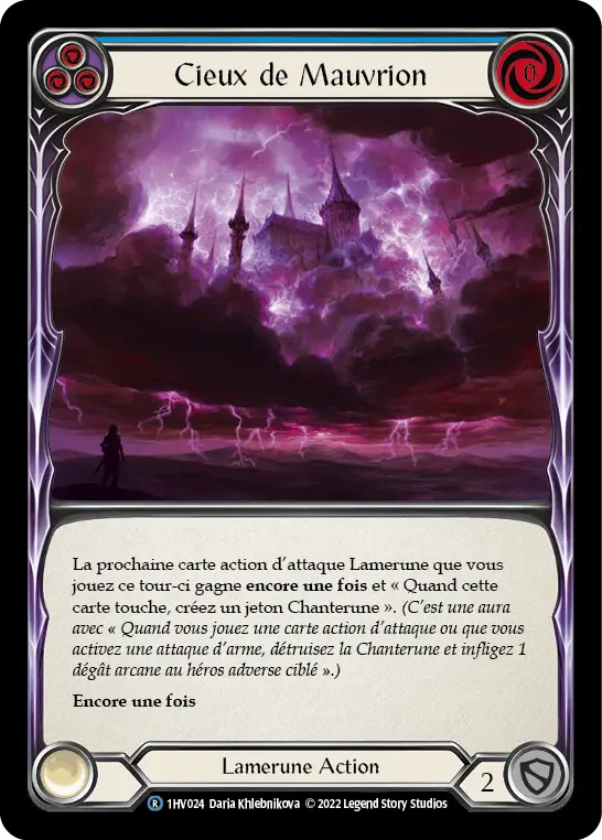Card: Mauvrion Skies (blu)