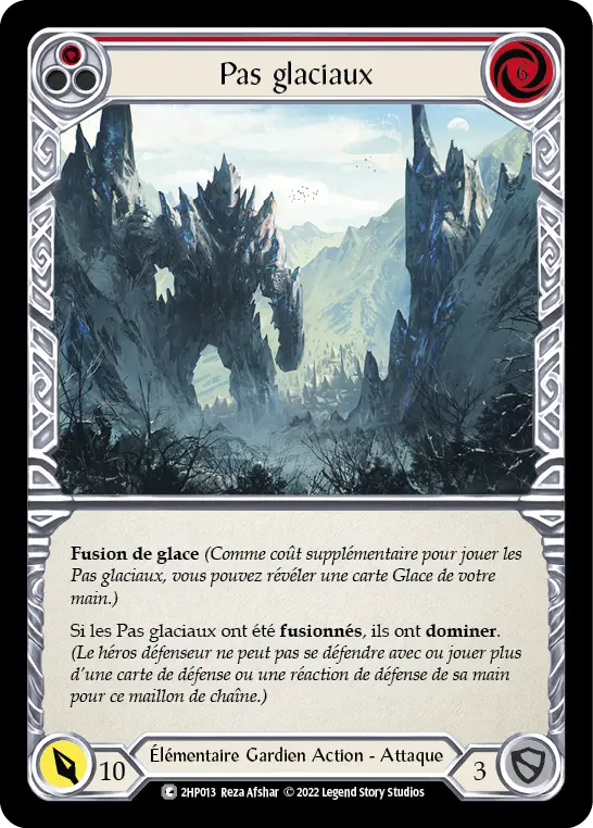 Card: Glacial Footsteps (red)