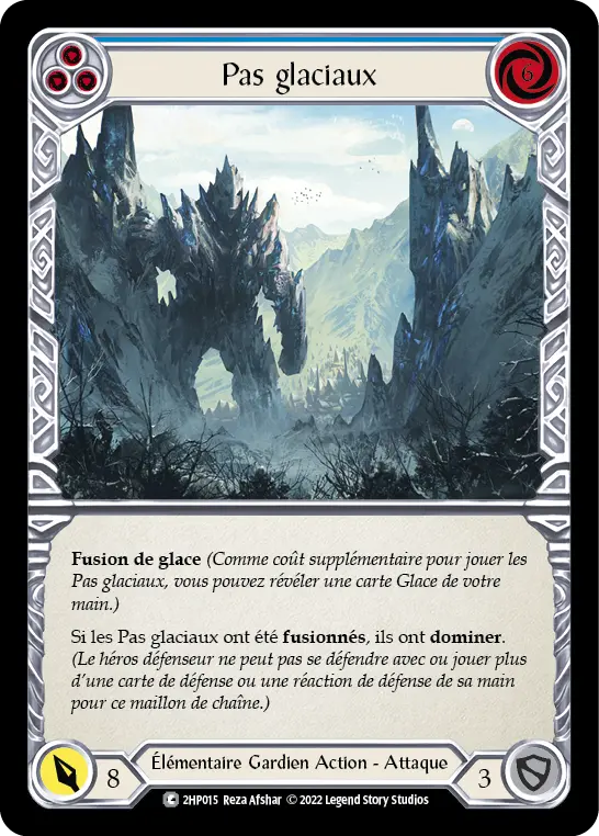 Card: Glacial Footsteps (blu)