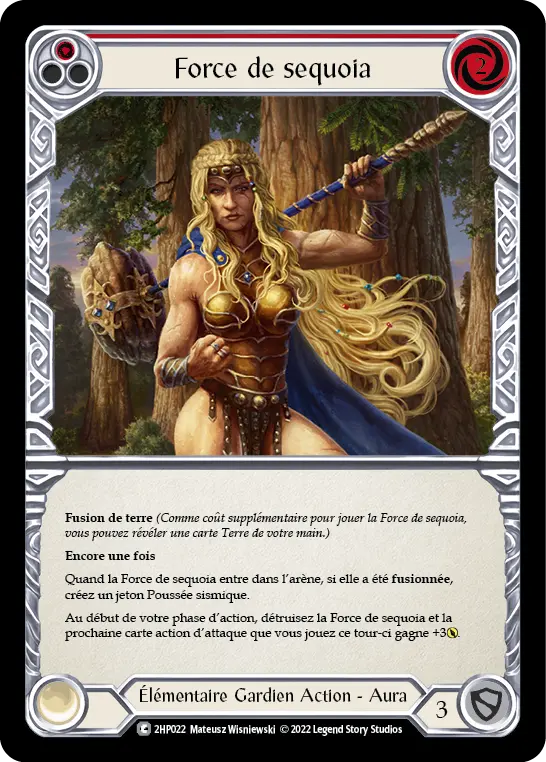 Card: Strength of Sequoia (red)