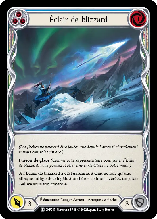Card: Blizzard Bolt (blu)