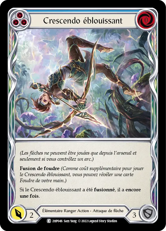 Card: Dazzling Crescendo (blu)