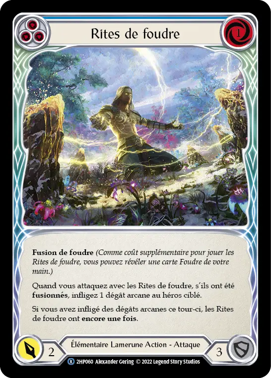 Card: Rites of Lightning (blu)