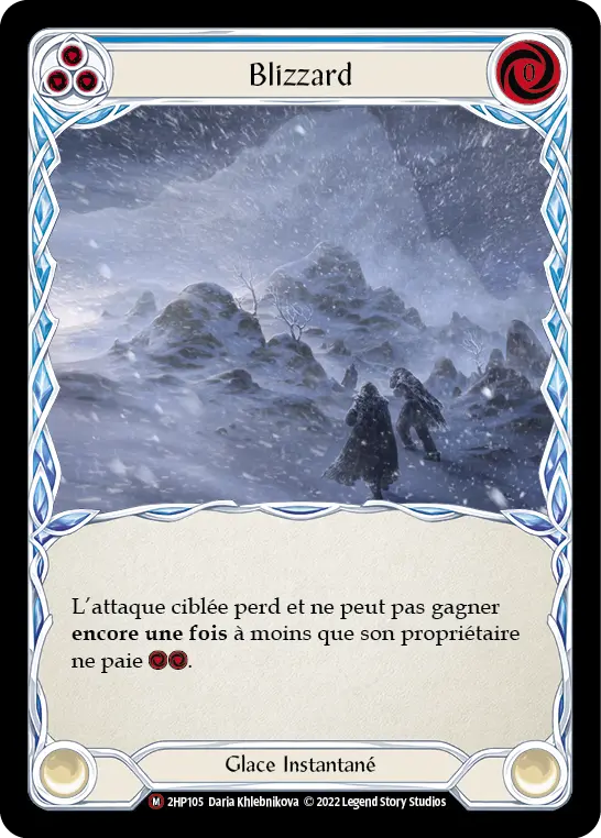 Card: Blizzard (blu)