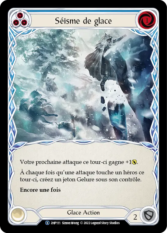 Card: Ice Quake (blu)
