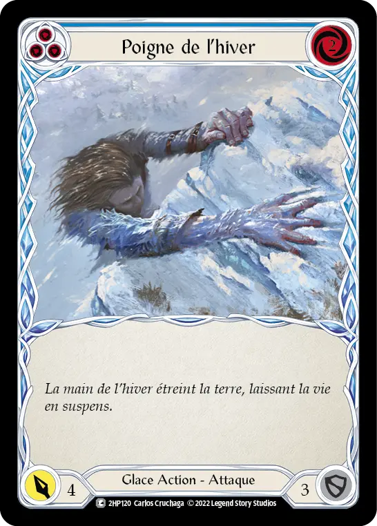 Card: Winter's Grasp (blu)