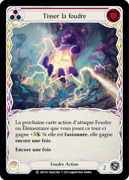 Card: Weave Lightning (red)