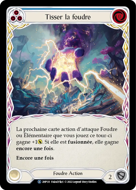 Card: Weave Lightning (blu)