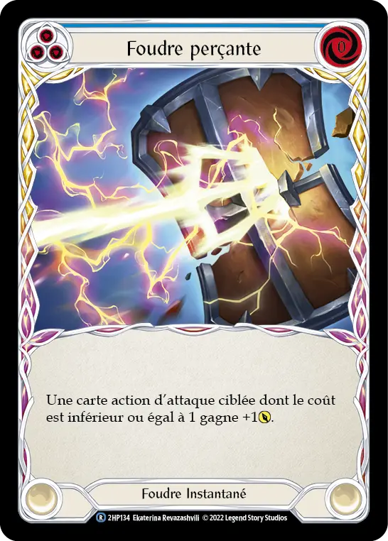 Card: Lightning Press (blu)