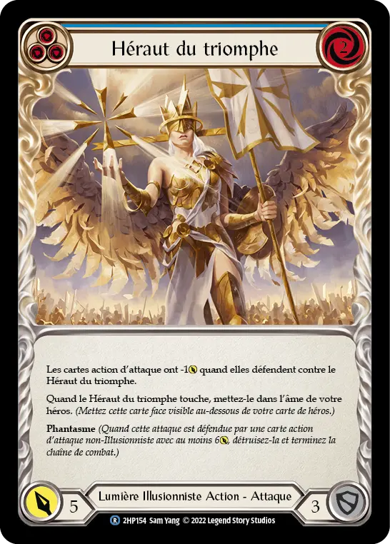 Card: Herald of Triumph (blu)
