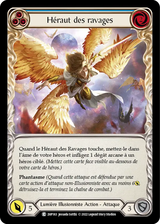 Card: Herald of Ravages (blu)