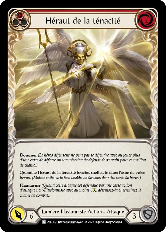 Card: Herald of Tenacity (red)