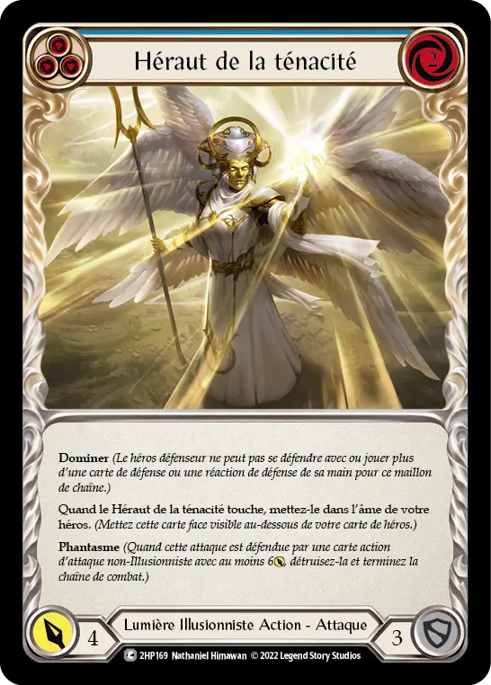 Card: Herald of Tenacity (blu)