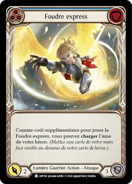 Card: Express Lightning (blu)