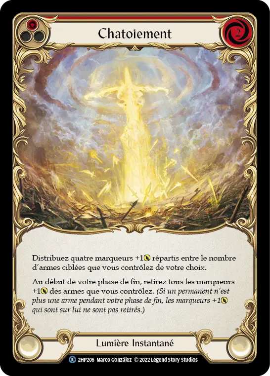 Card: Glisten (red)