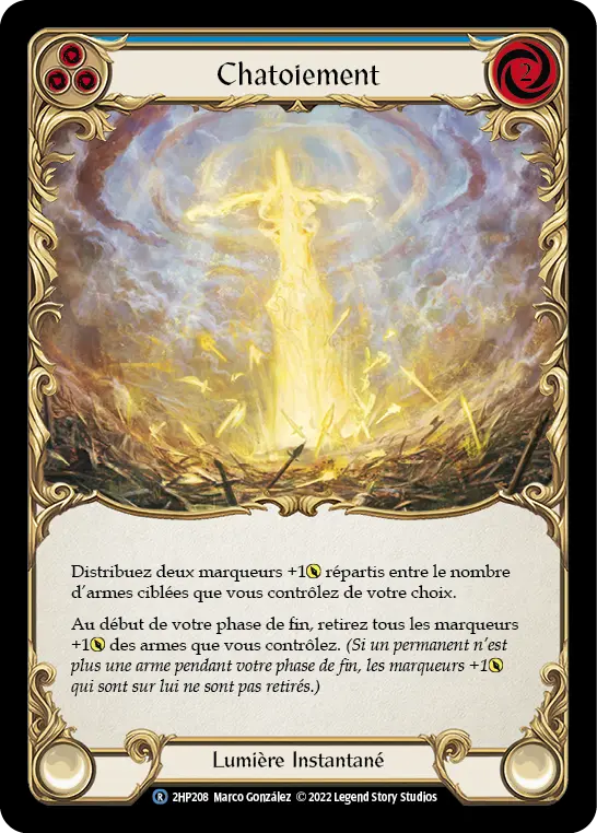Card: Glisten (blu)