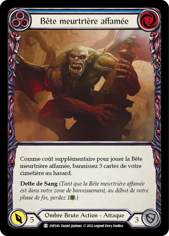 Card: Hungering Slaughterbeast (blu)