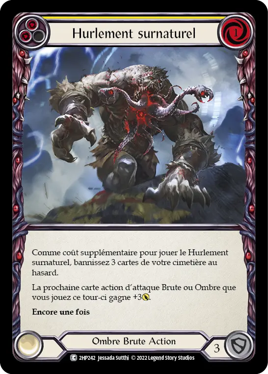 Card: Unworldly Bellow (yel)