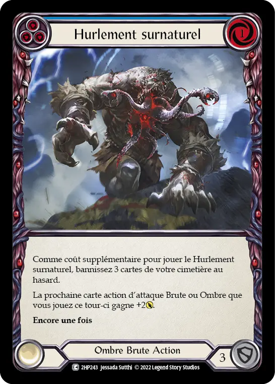Card: Unworldly Bellow (blu)