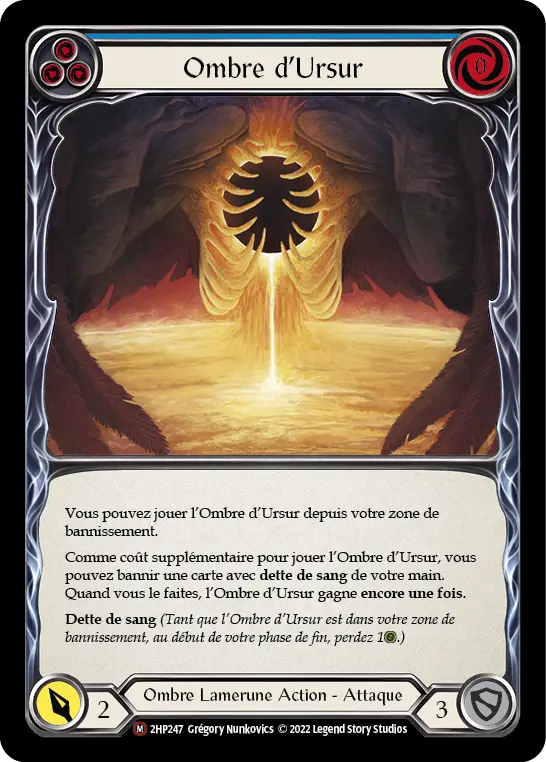 Card: Shadow of Ursur (blu)