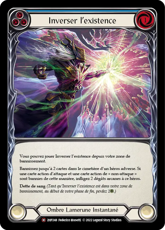 Card: Invert Existence (blu)