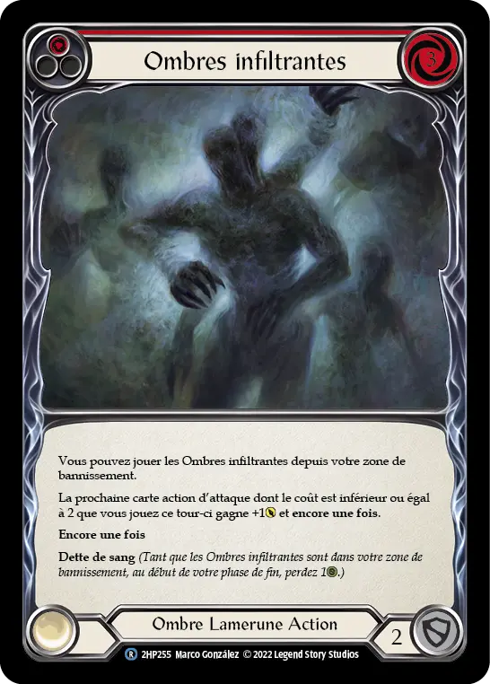 Card: Seeping Shadows (red)