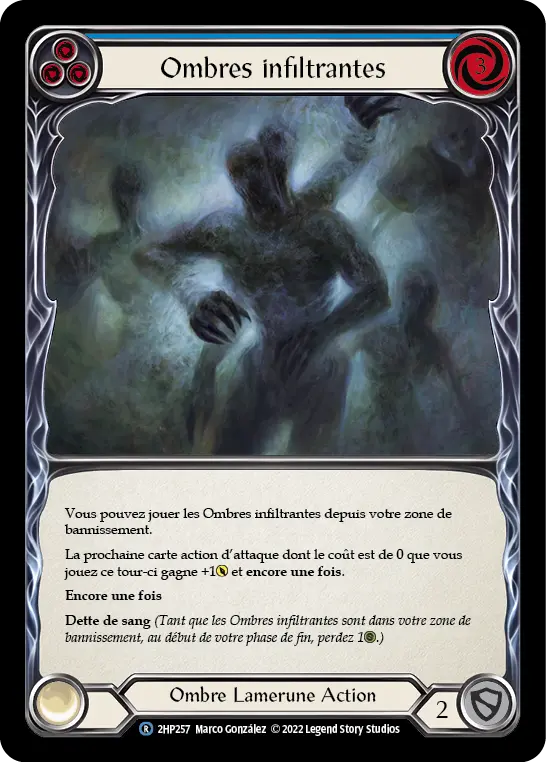 Card: Seeping Shadows (blu)