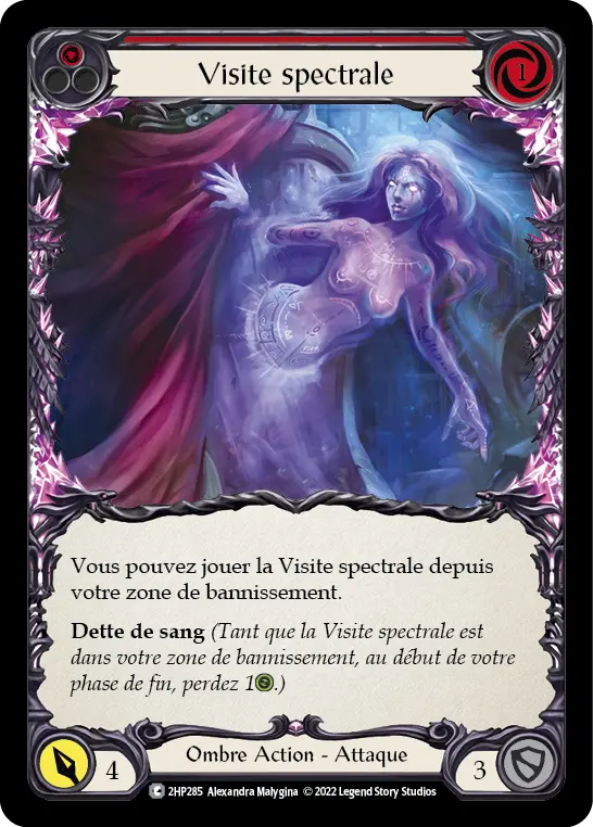 Card: Ghostly Visit (red)