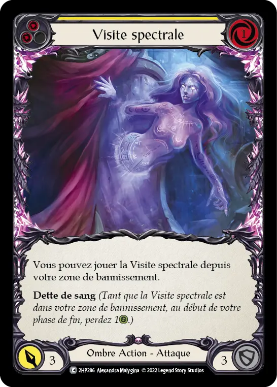 Card: Ghostly Visit (yel)
