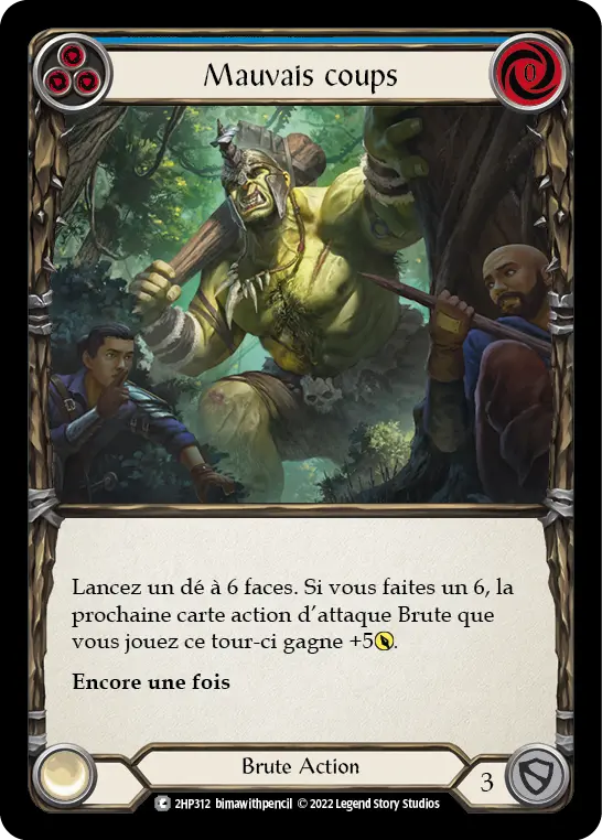 Card: Bad Beats (blu)