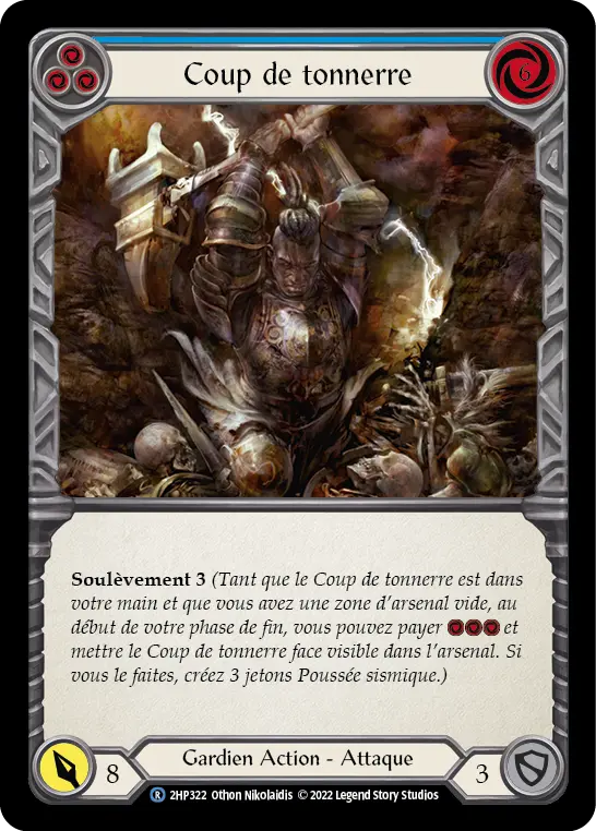 Card: Thunder Quake (blu)
