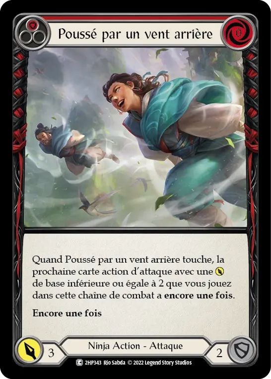 Card: Ride the Tailwind (red)