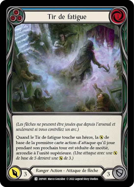Card: Fatigue Shot (blu)