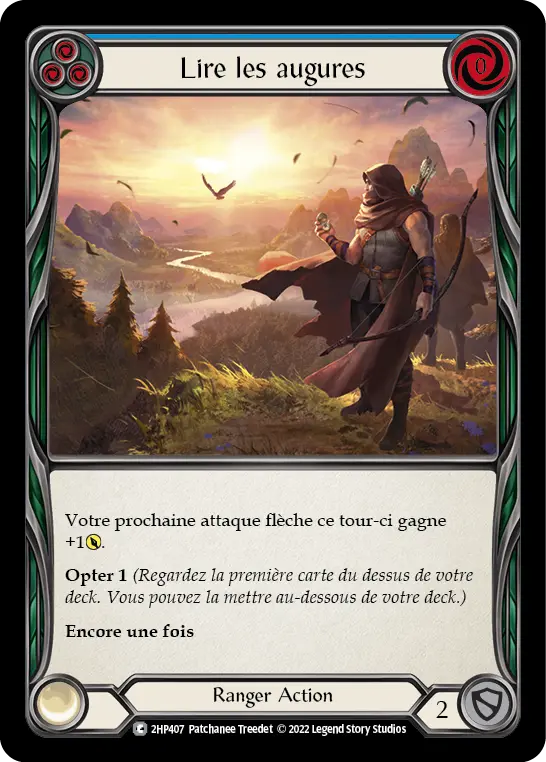 Card: Read the Glide Path (blu)