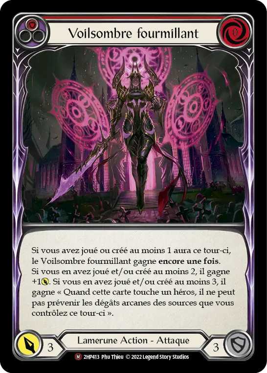 Card: Swarming Gloomveil (red)